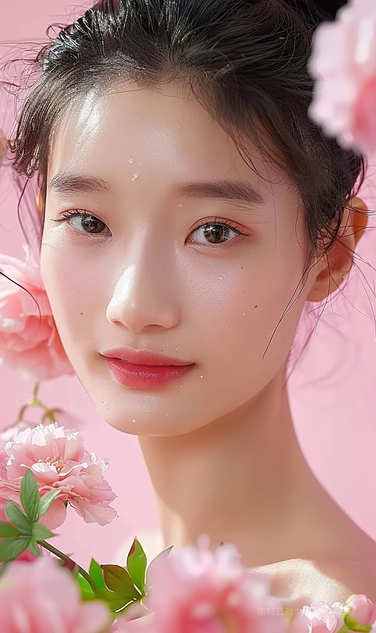 优美彩妆魅力美女清纯时尚美容