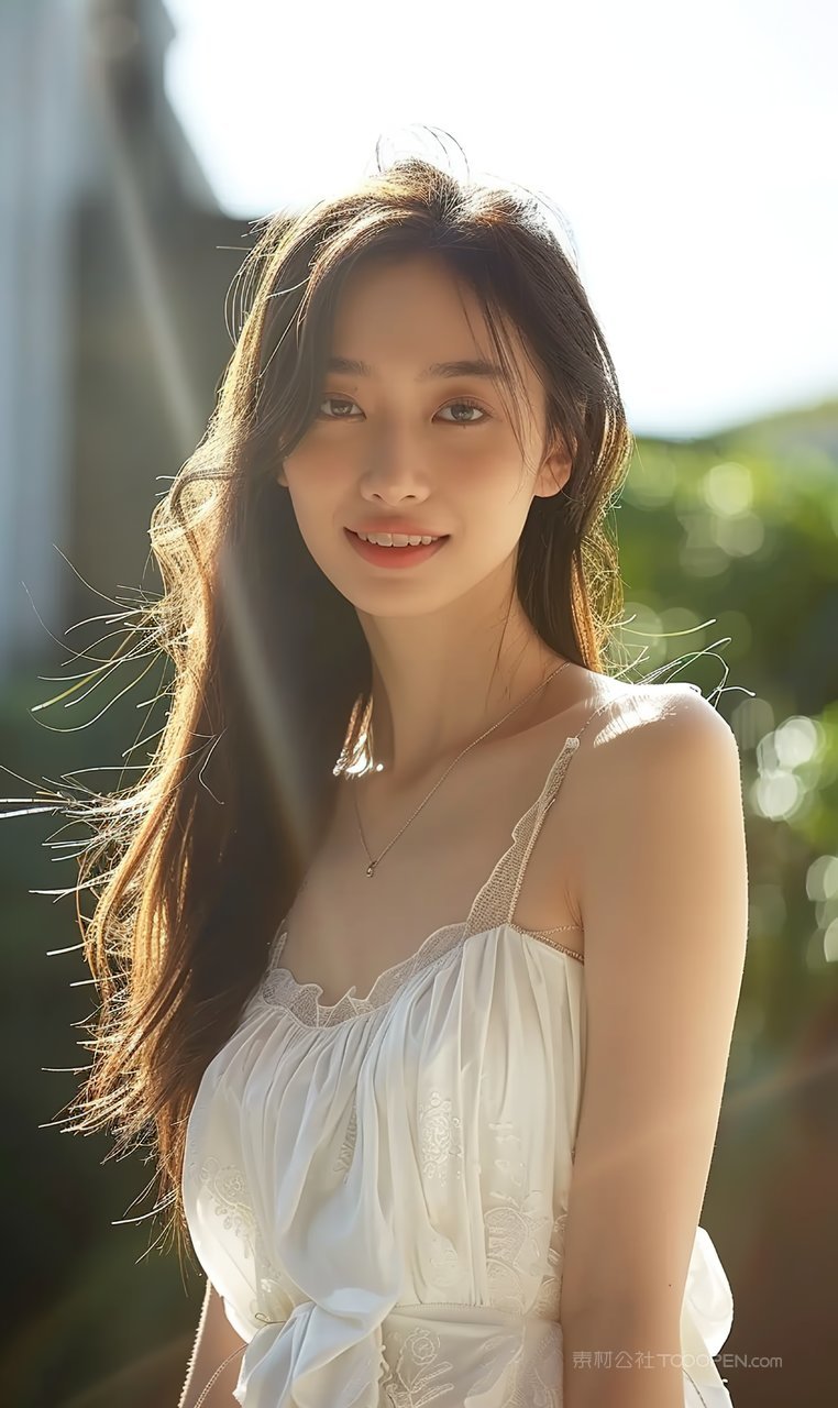 美白青春端庄美女高雅时尚彩妆魅力美容女性