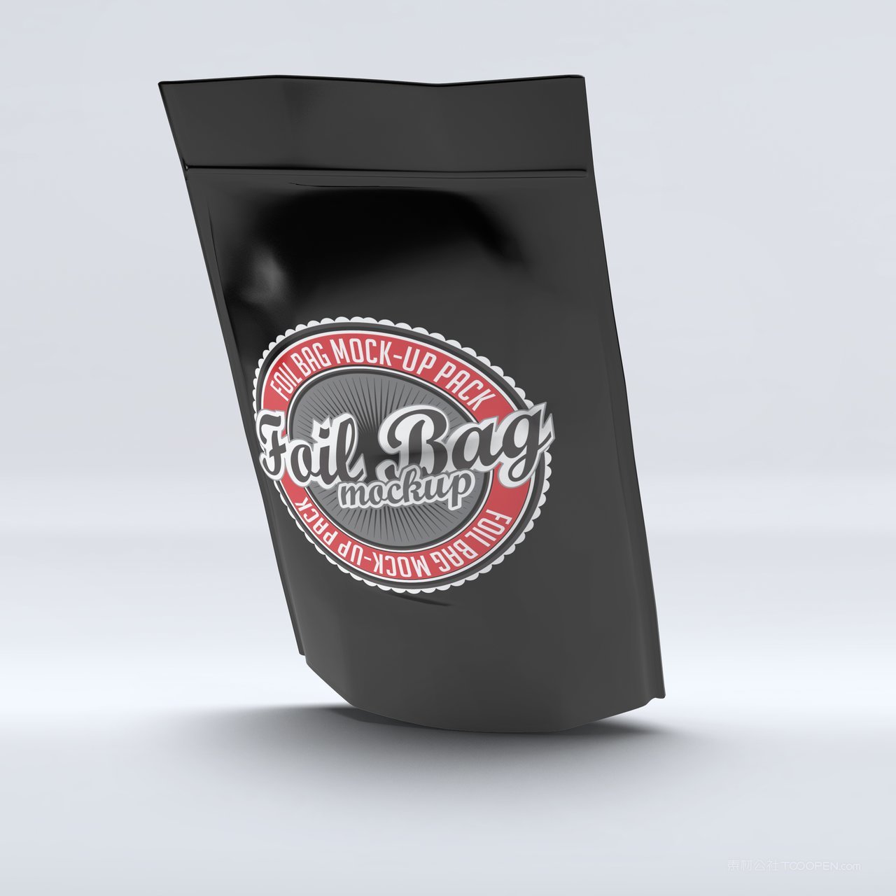 食品塑料包装样机psd模板