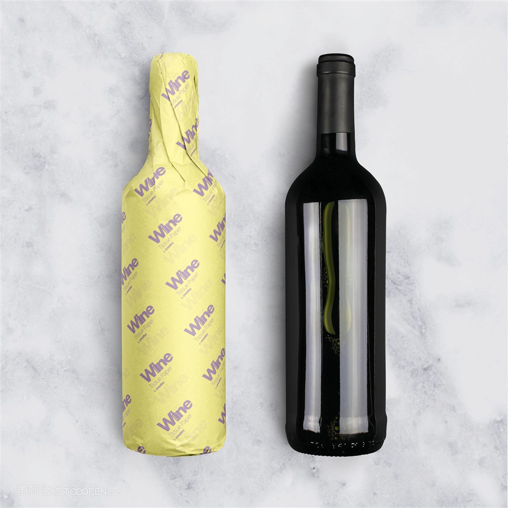红酒包装样机