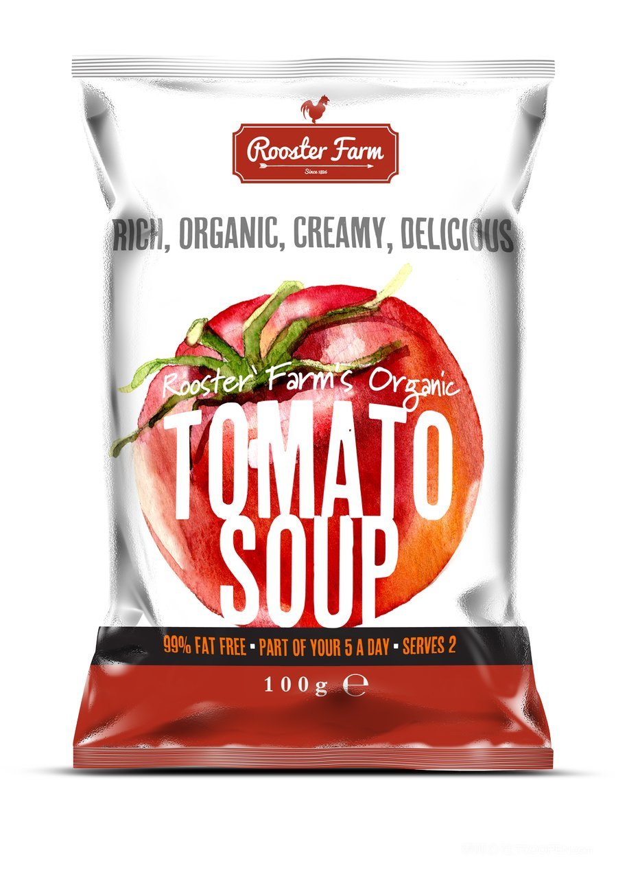 食品塑料包装样机psd模板