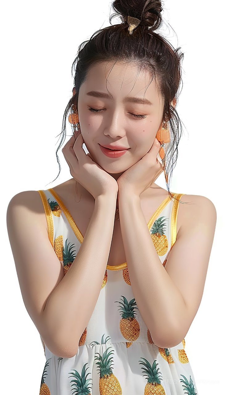 优美活力清纯美容彩妆魅力时尚少女青春美女