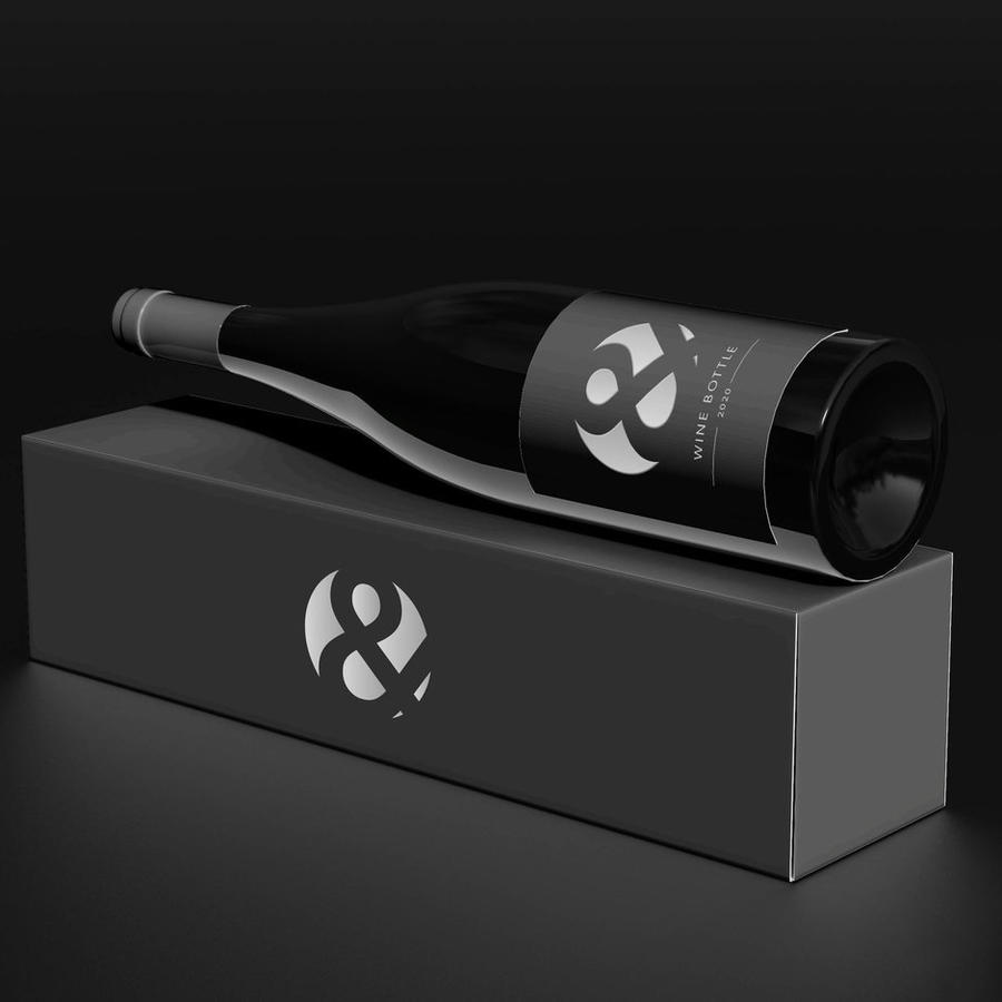 酒瓶酒盒包装样机