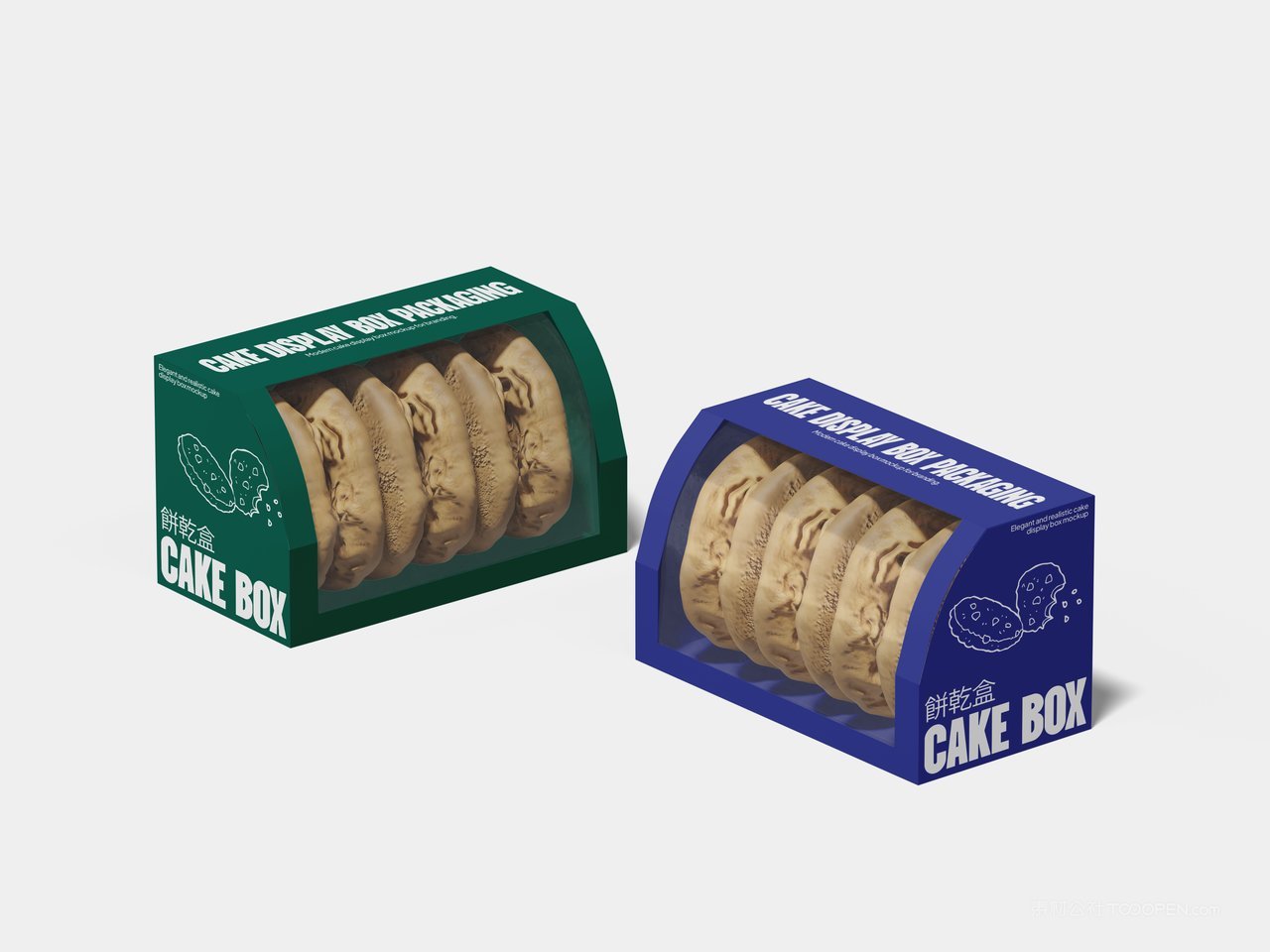 饼干甜品盒样机