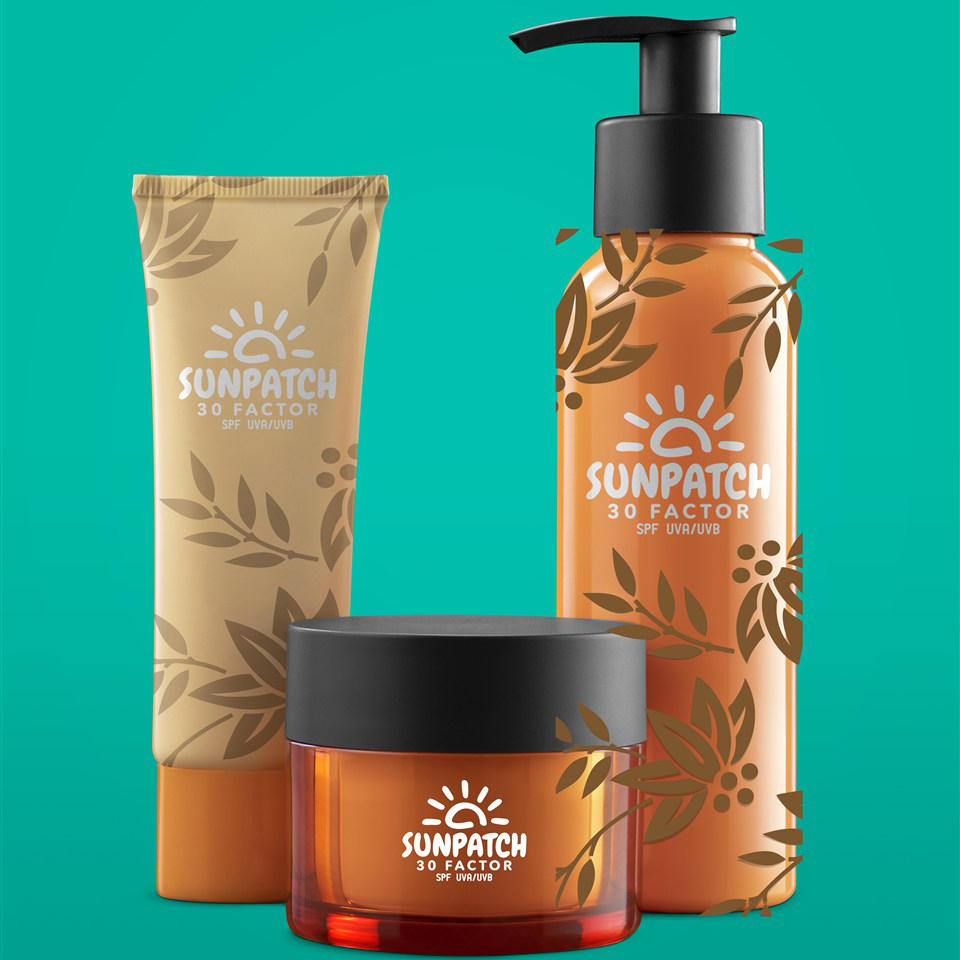 防晒霜样机