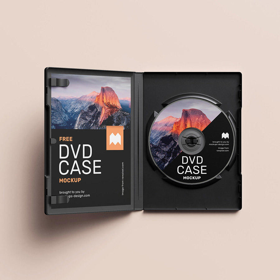 精美dvd包装盒样机