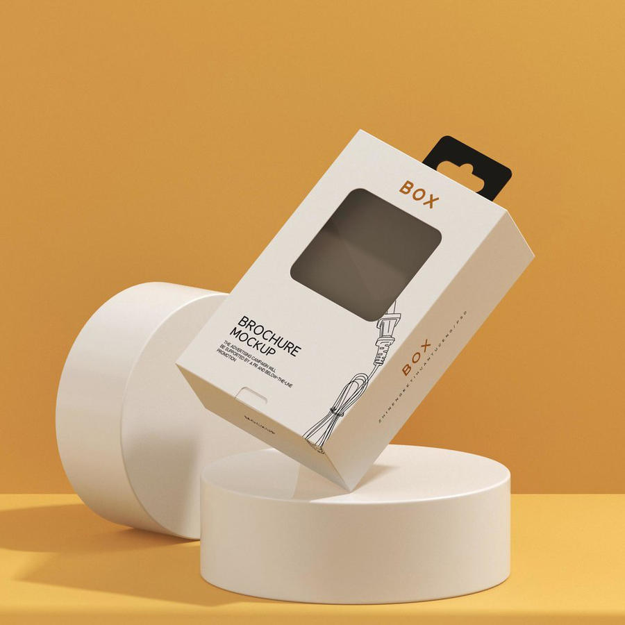 开窗包装盒样机