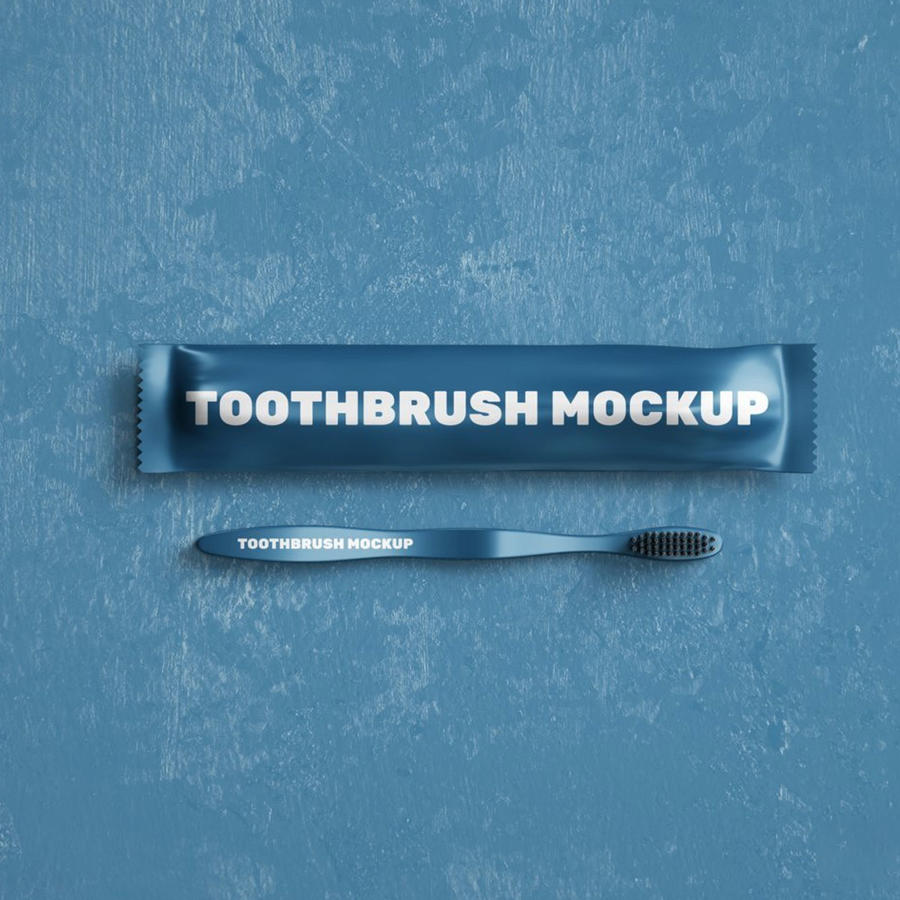 牙刷包装样机