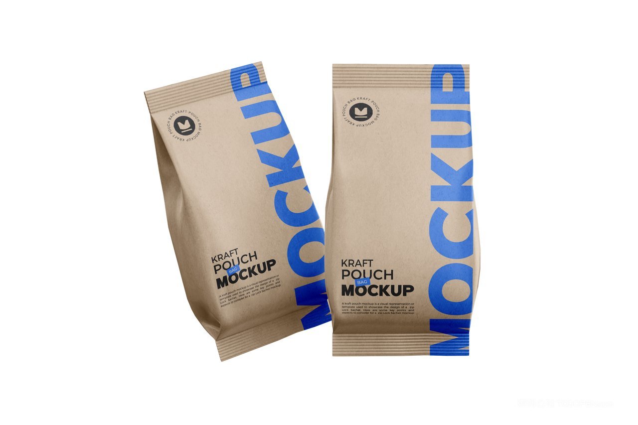 立式牛皮纸袋样机