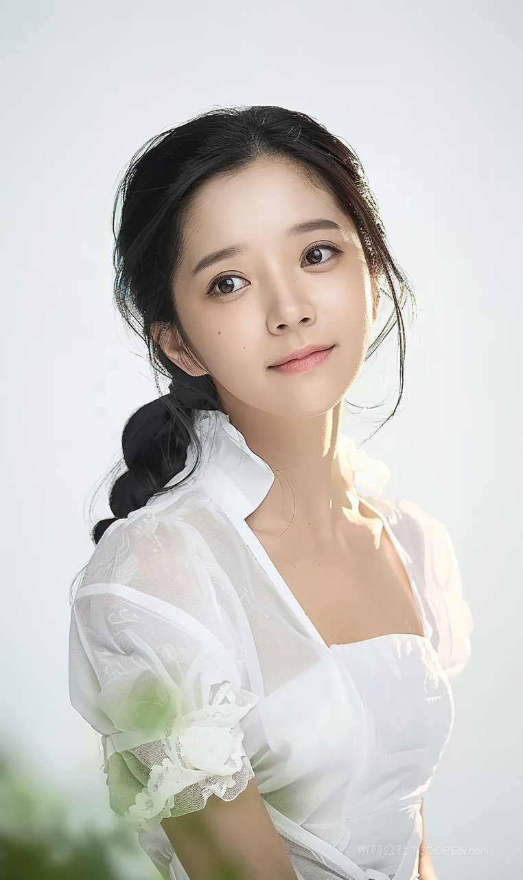 美白少女魅力女性迷人气质高雅美妆护肤