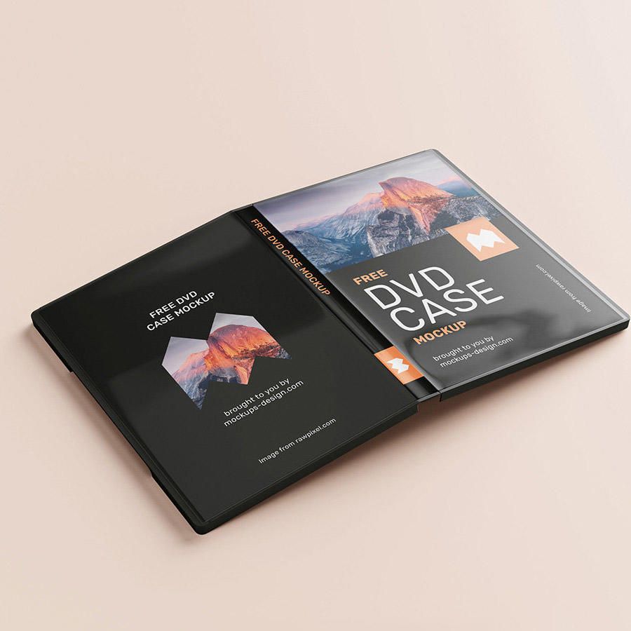 精美dvd包装盒样机