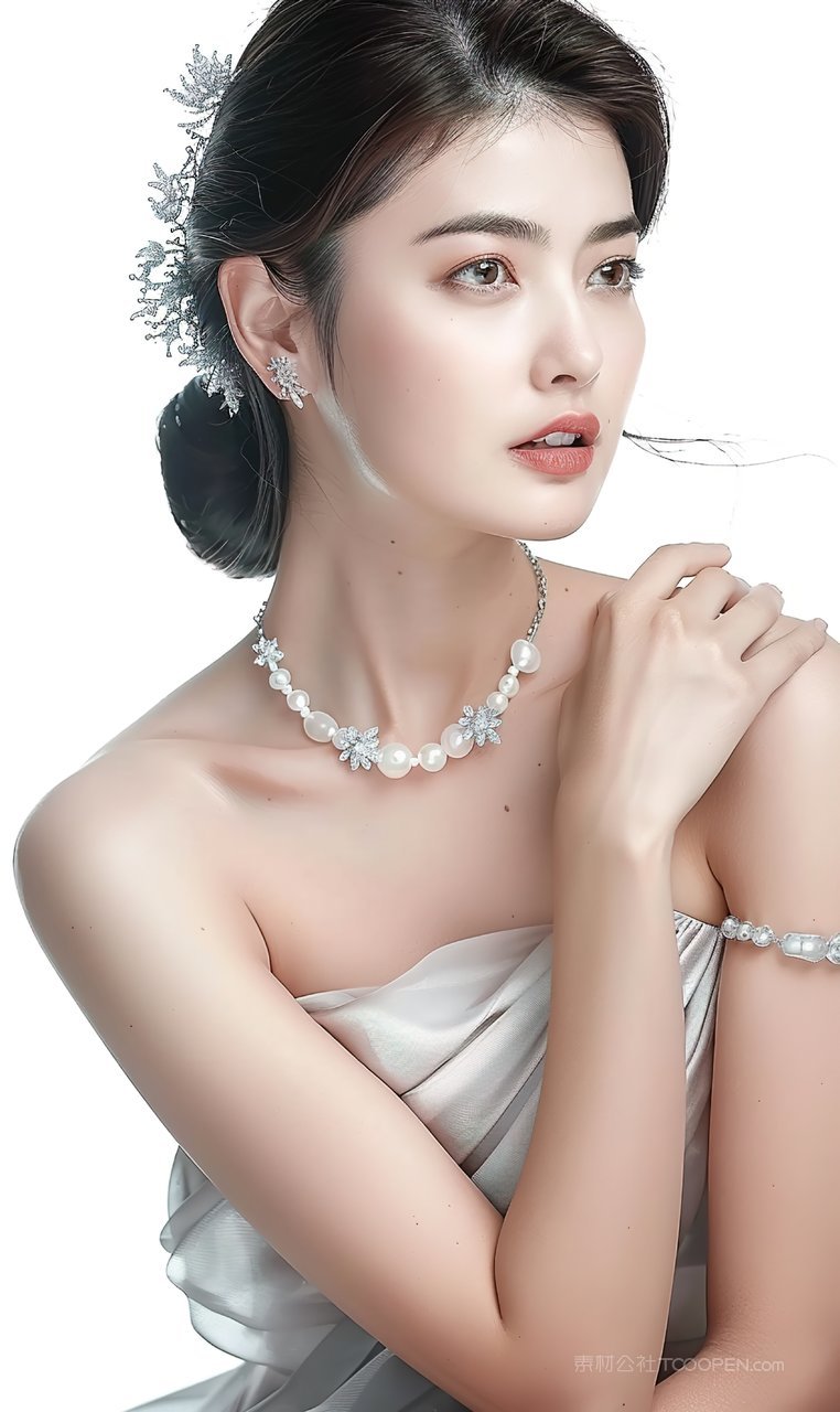 美女女性青春高雅彩妆美容时尚魅力