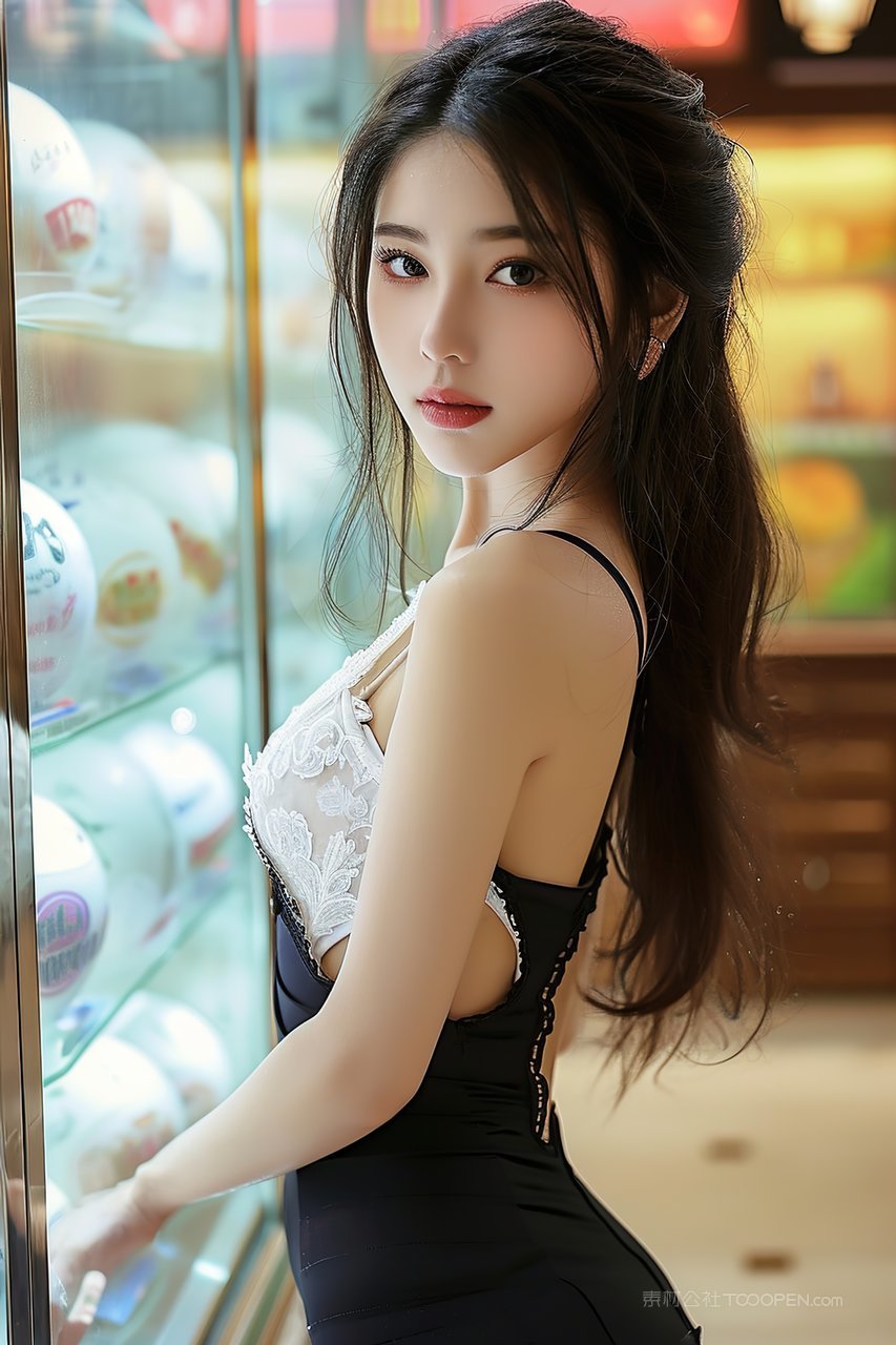 成熟性感美女服装少女年轻模特摄影微笑