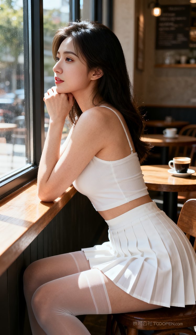 气质美女性感丝袜时尚短裙美腿