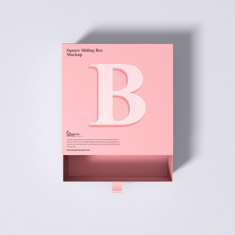 抽拉纸盒包装样机