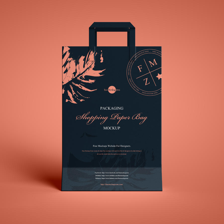 包装购物纸袋样机