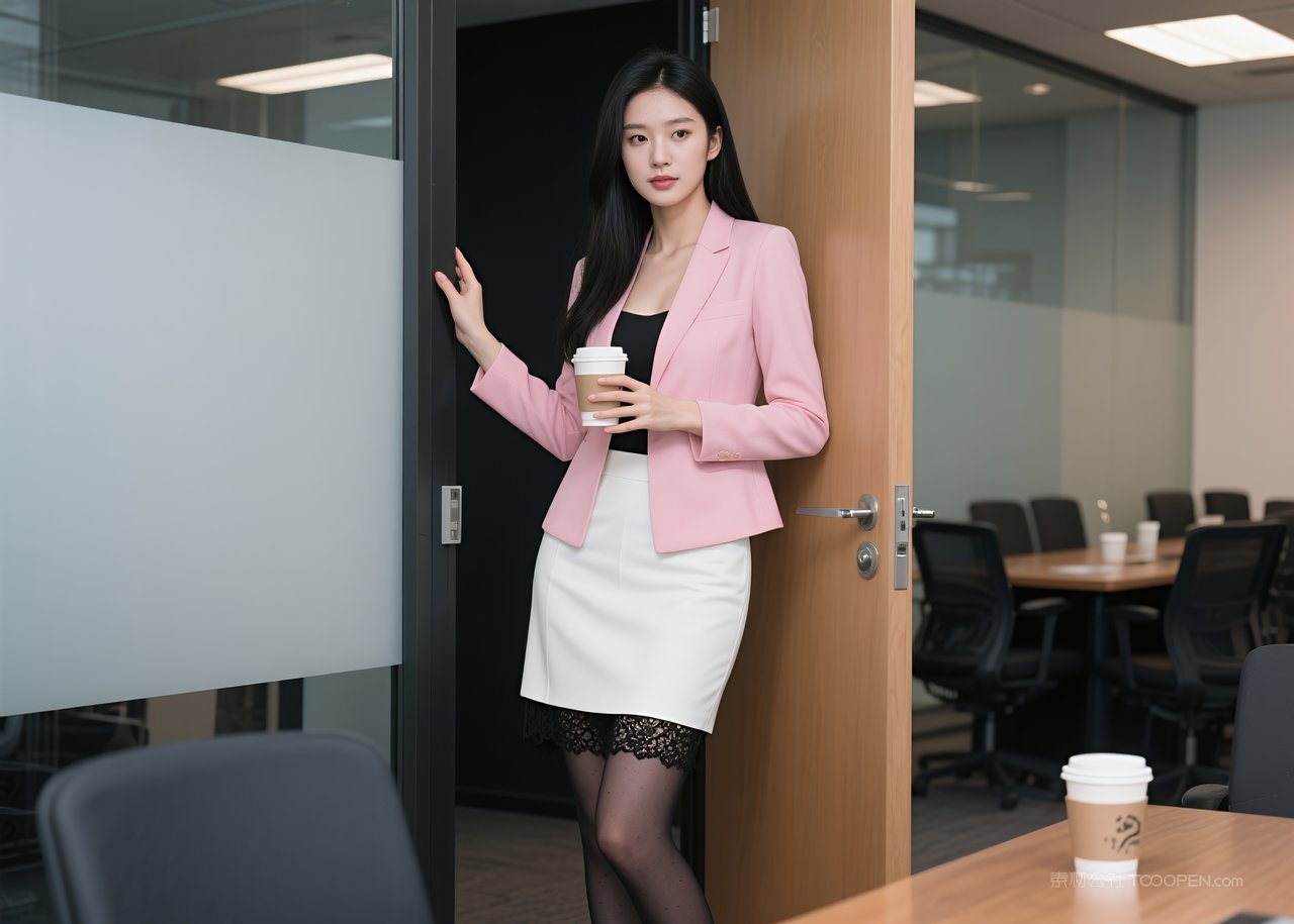 短裙美腿模特丝袜美女职业性感