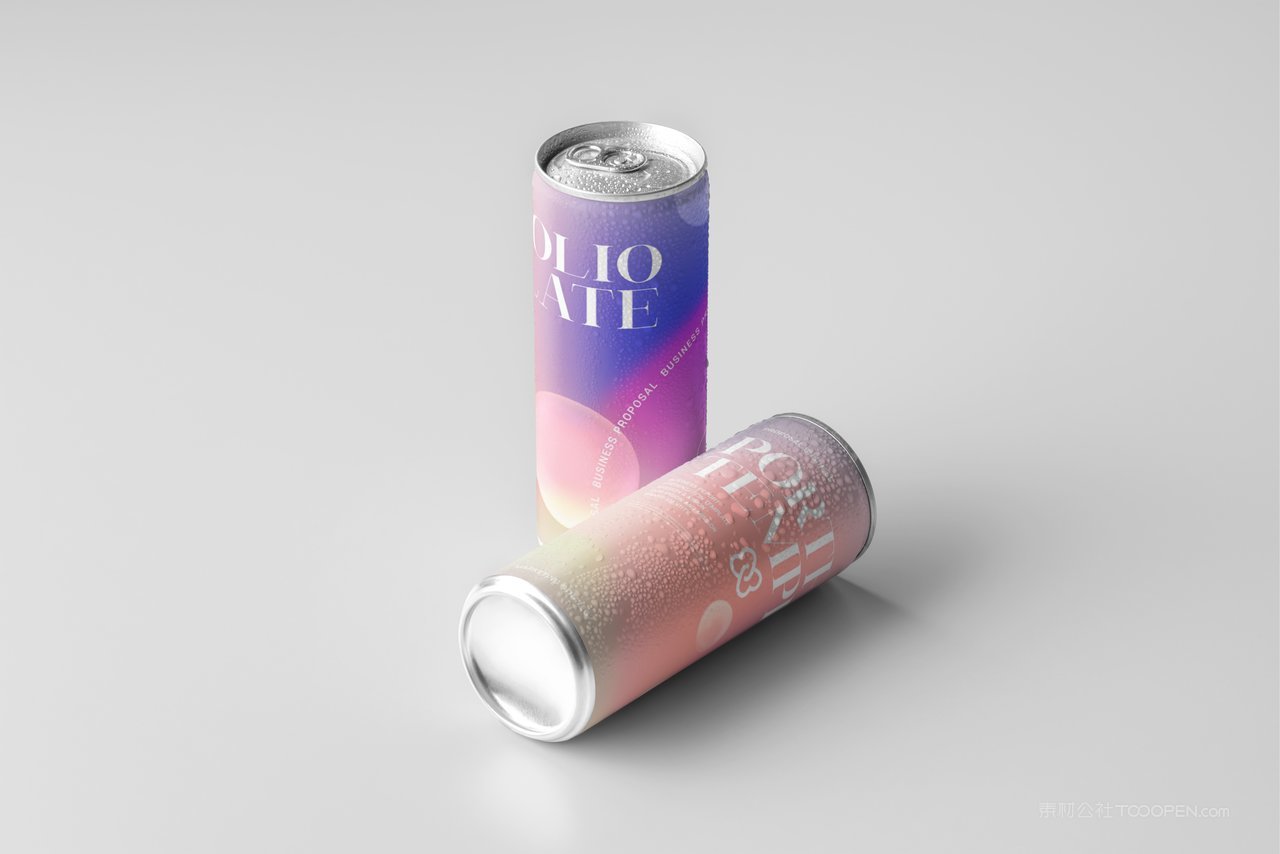 酒瓶饮料易拉罐样机