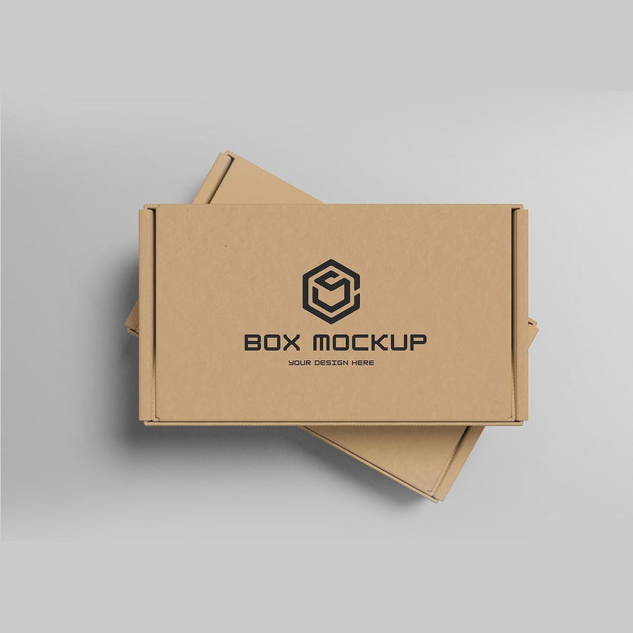 牛皮纸盒子包装样机