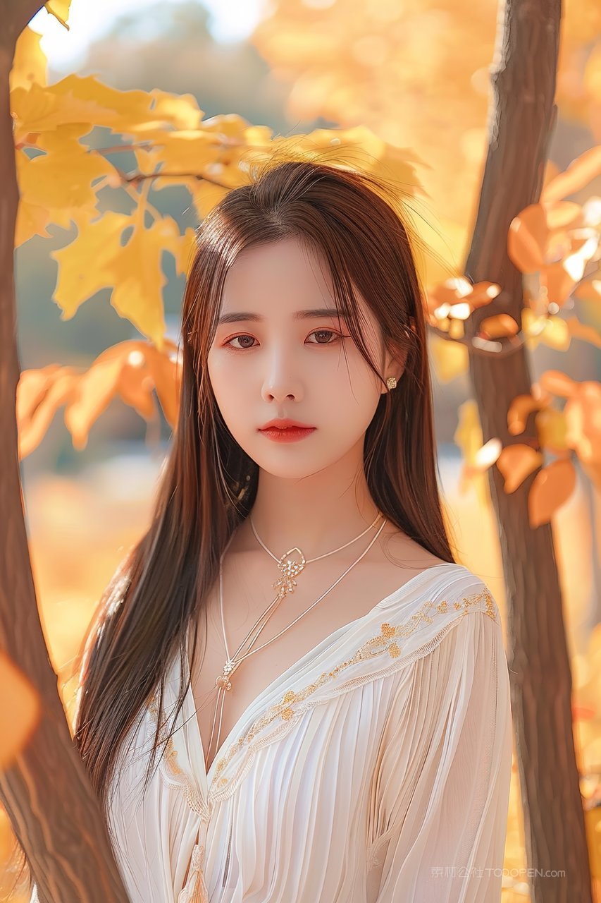 青春美女魅力女性时尚年轻优美清纯