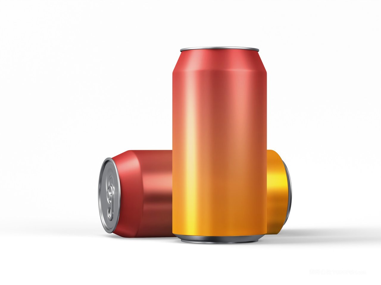 能量饮料汽水罐样机