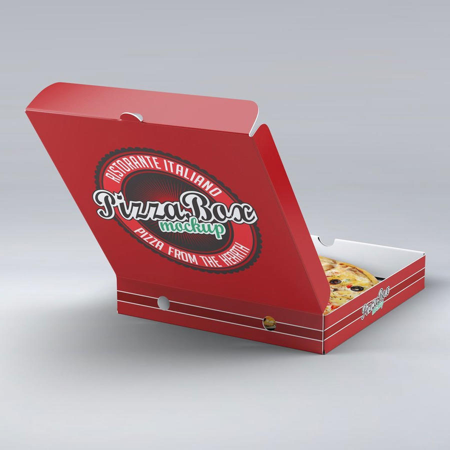 披萨盒子样机