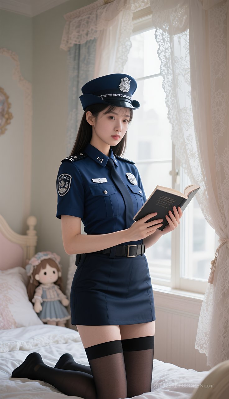 丝袜模特短裙长腿制服美女