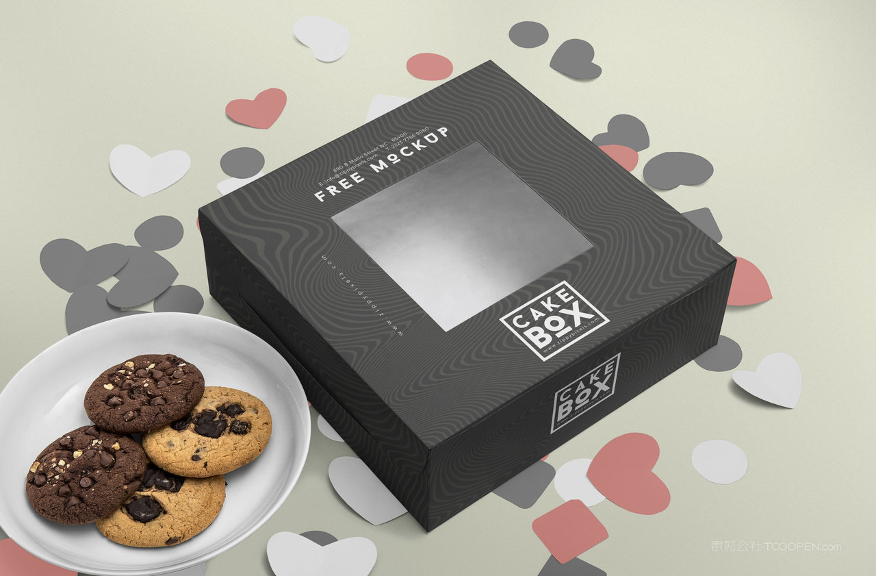 曲奇饼包装盒样机