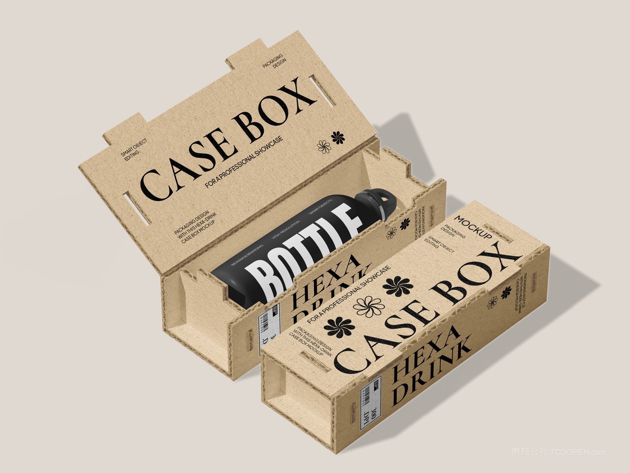 饮料盒包装样机