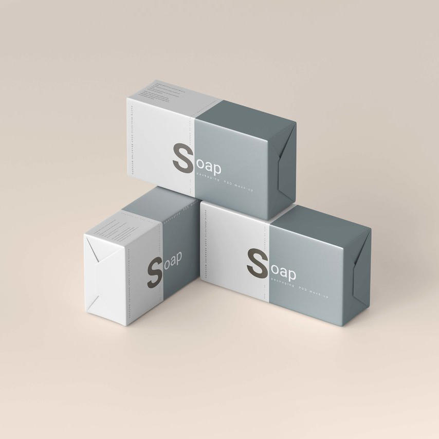 肥皂包装样机