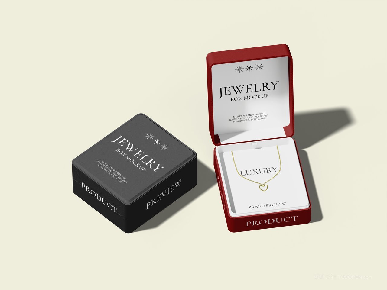 戒指珠宝盒样机