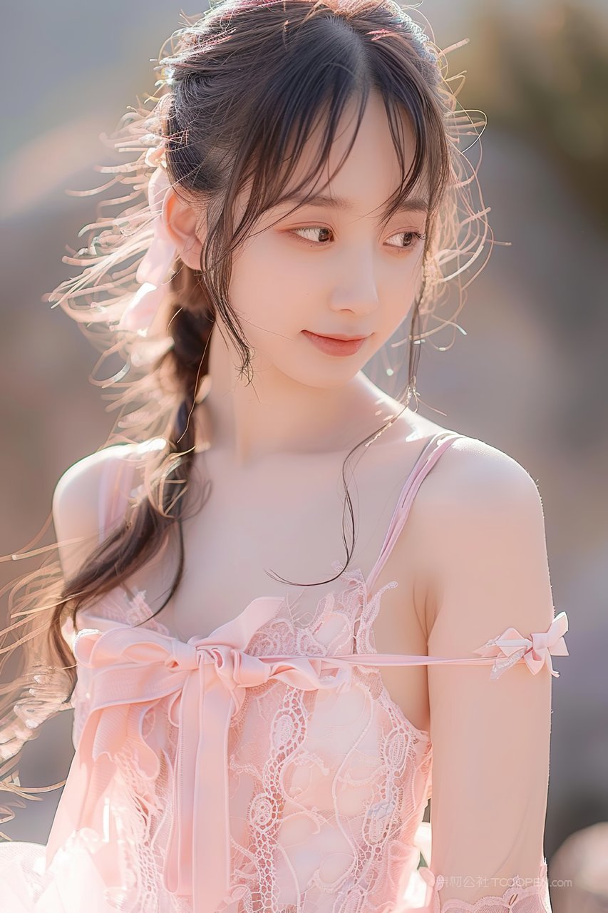 年轻青春彩妆优美魅力女性时尚清纯美容美女