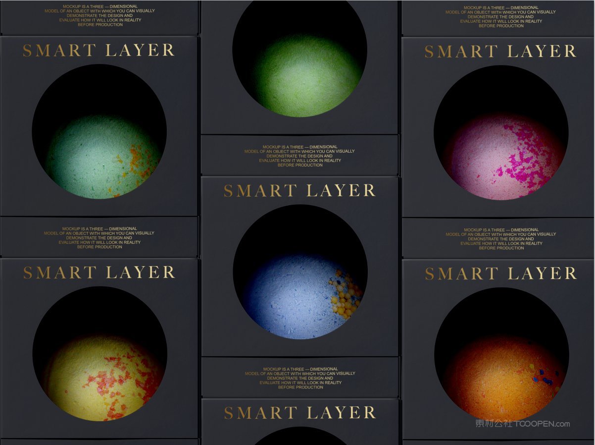 沐浴球包装样机