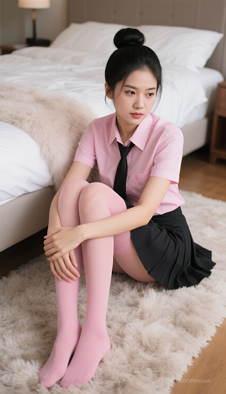 丝袜模特制服短裙少女美女美腿长腿写真