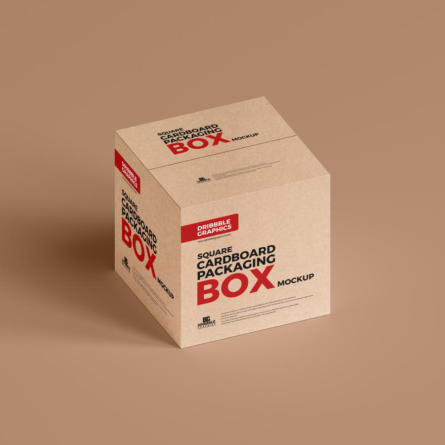 方形包装箱样机