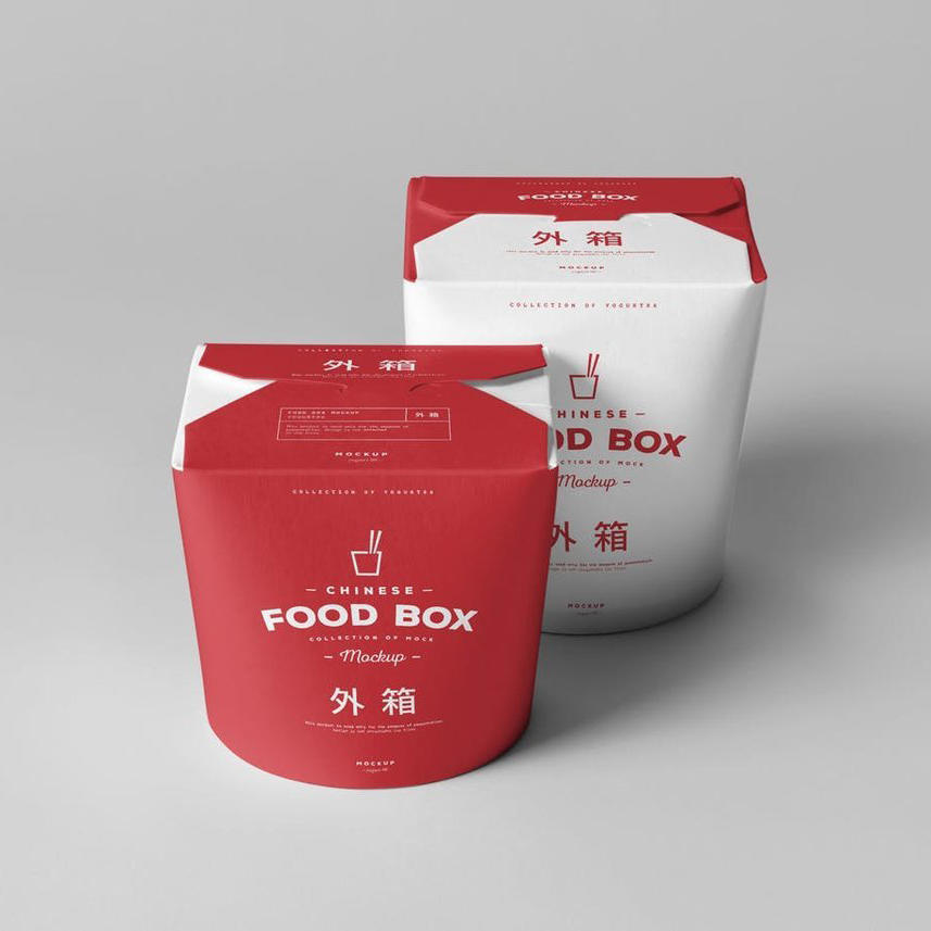 食品外卖包装盒样机