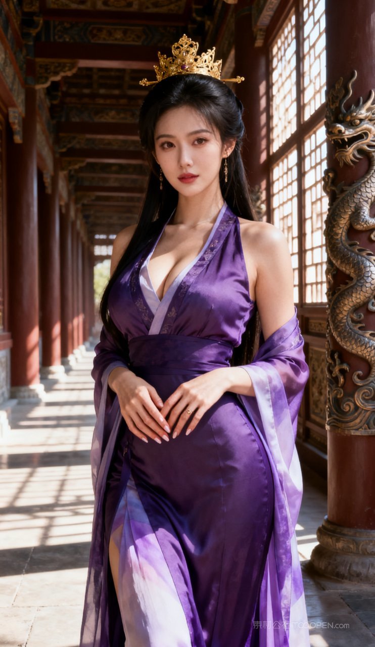 写真汉服美女美艳古风女性性感丰腴