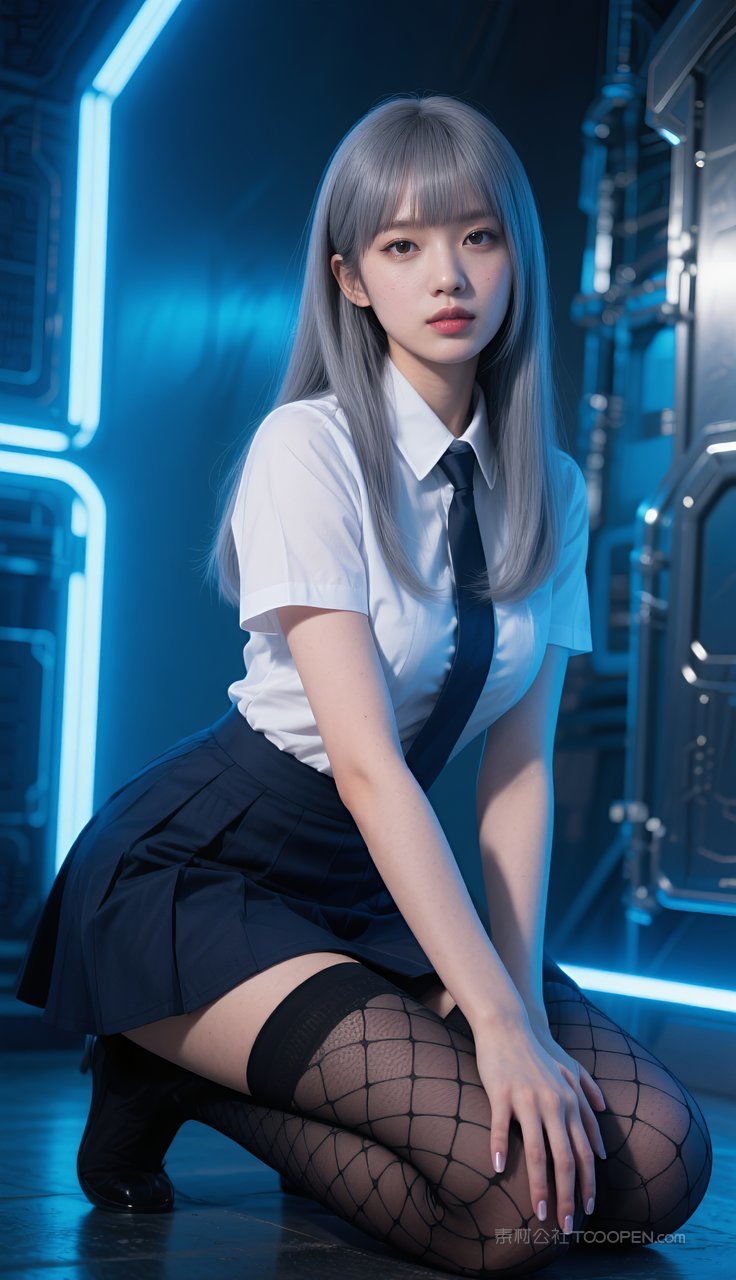 美女制服美腿短裙性感丝袜模特美艳