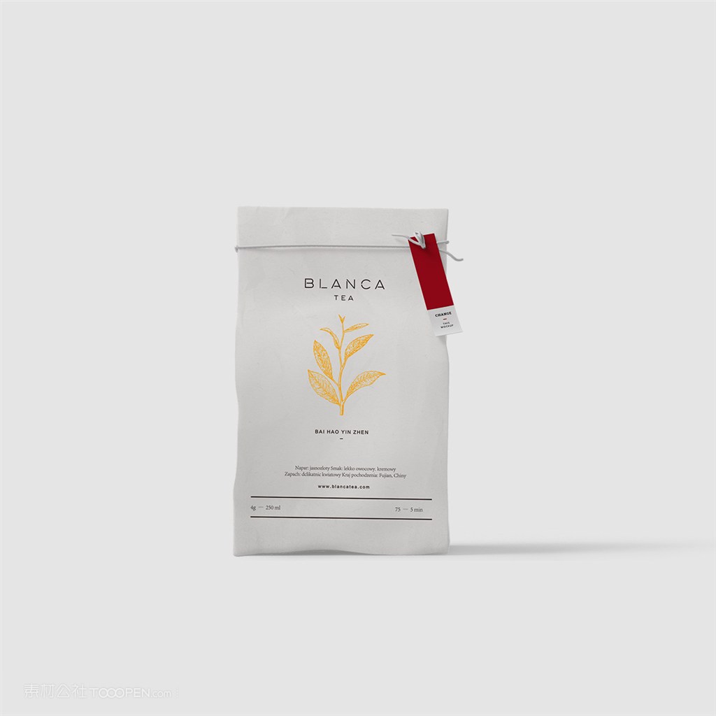 茶叶包装袋设计模板
