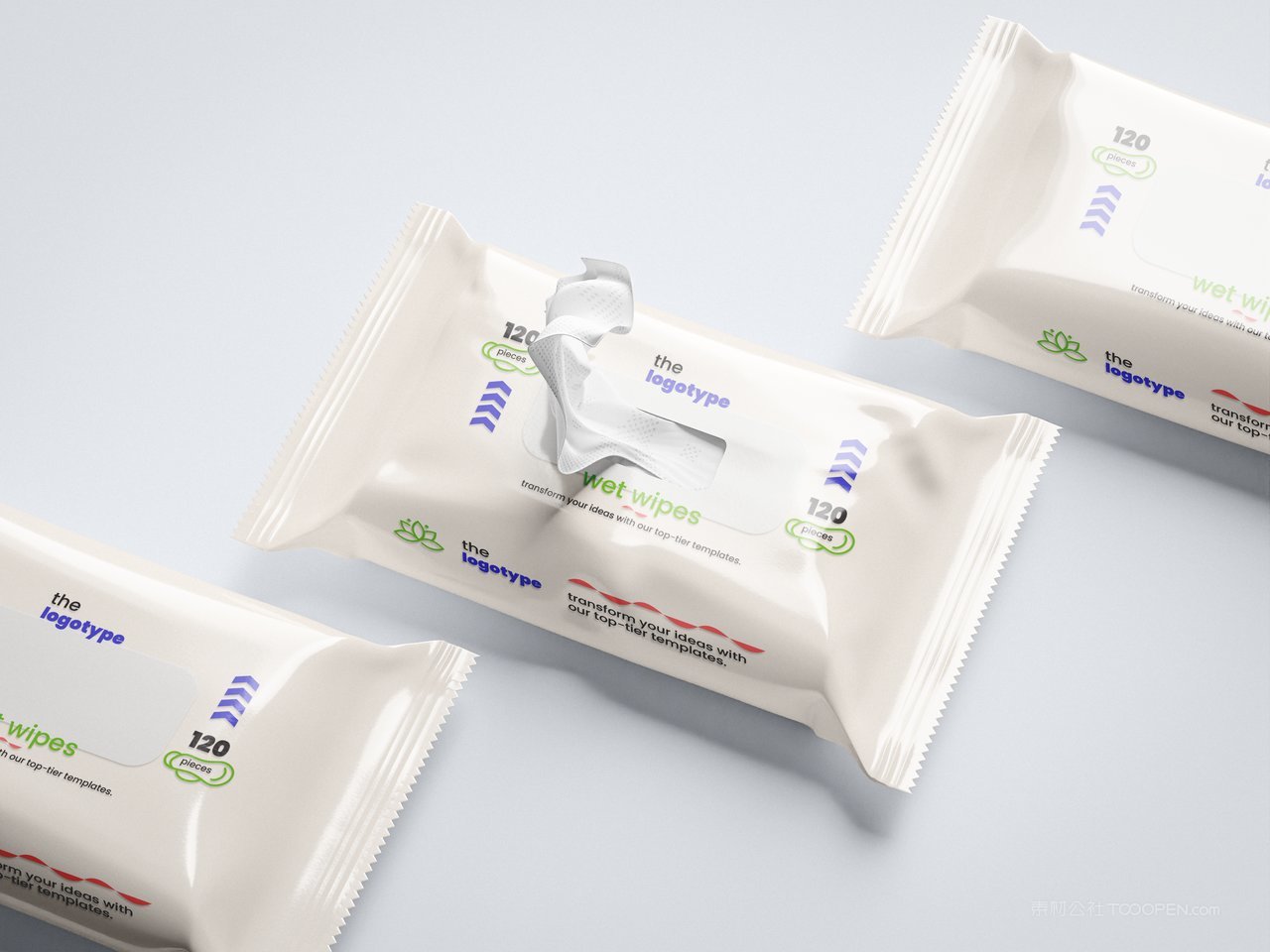 湿巾包装样机
