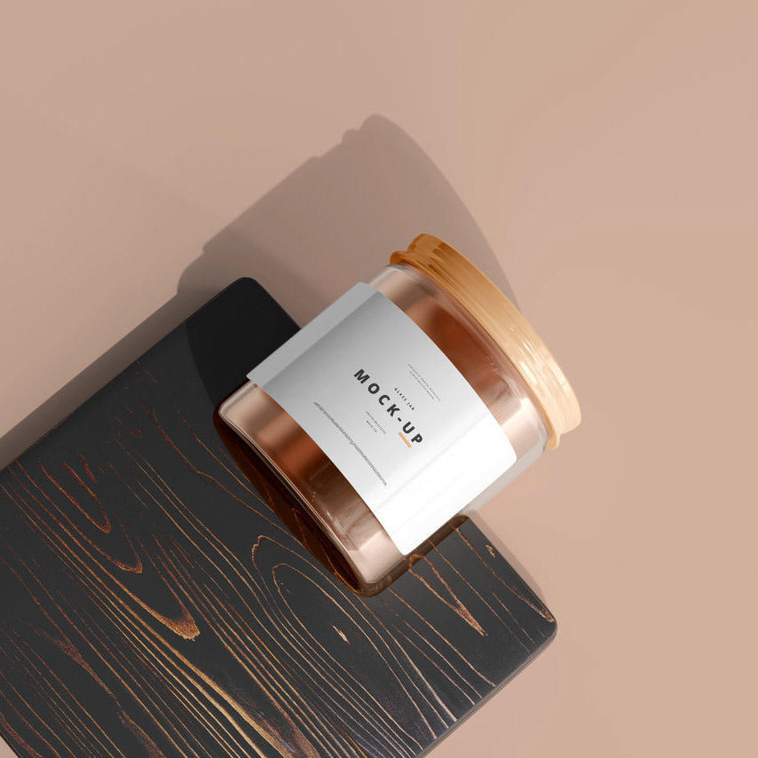 化妆品玻璃罐样机