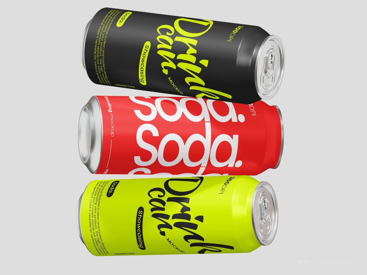 汽水易拉罐样机