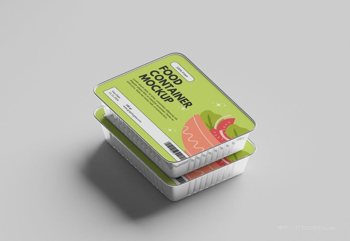 铝制食品容器样机