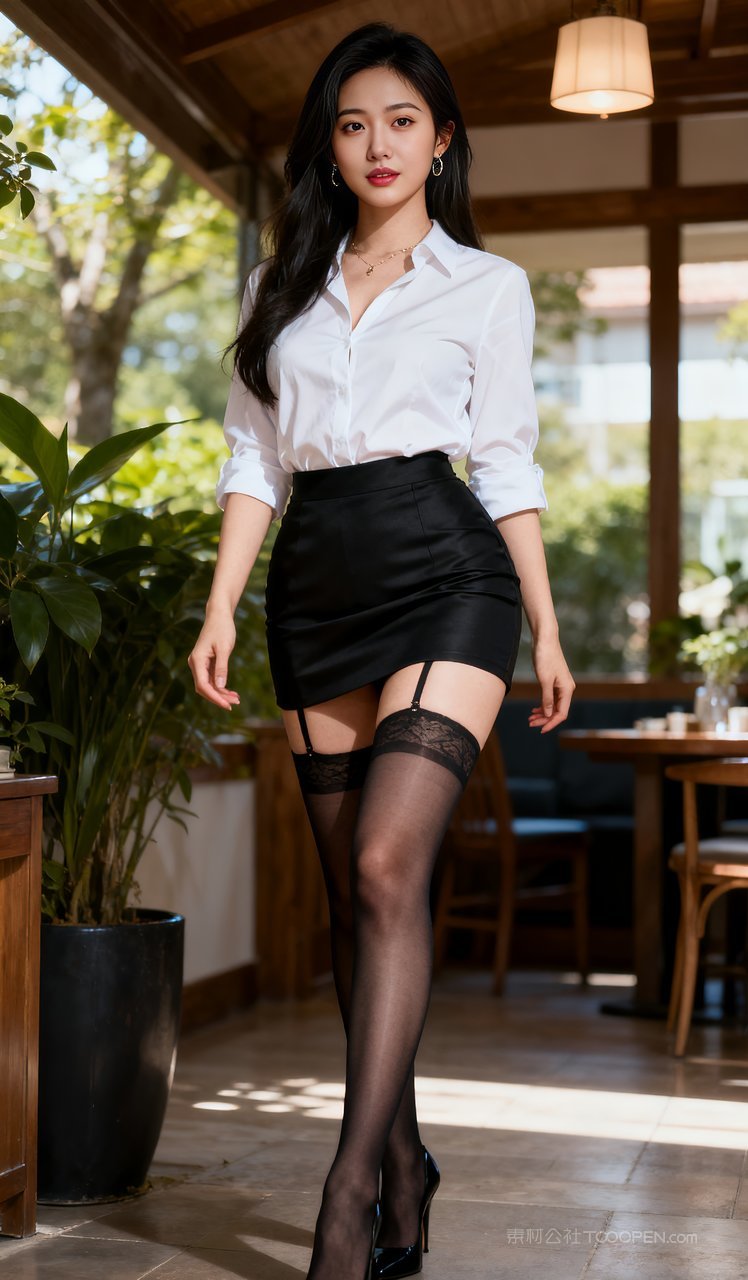 时尚丝袜性感短裙长腿女性美女美腿