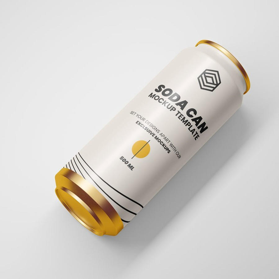 汽水罐饮品包装样机