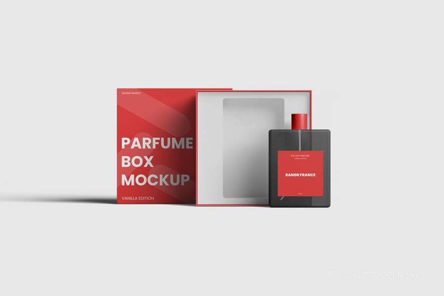 香水盒包装样机