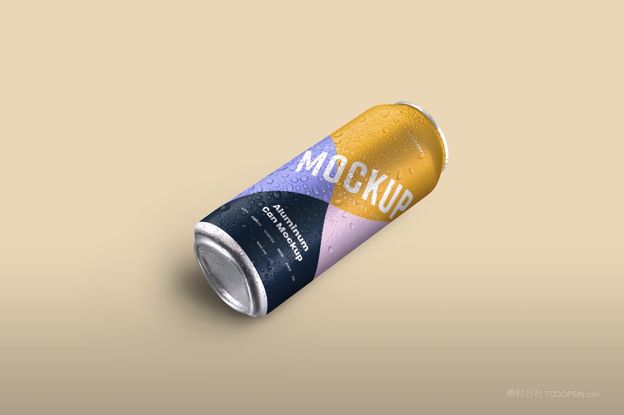 酒瓶饮料易拉罐样机