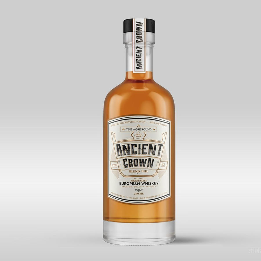 高档酒水瓶装样机