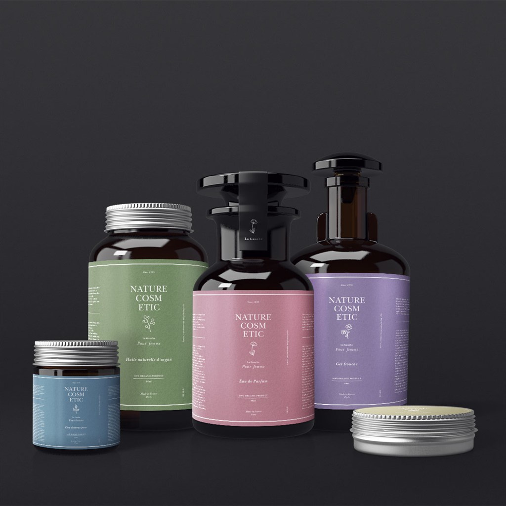 化妆品包装瓶包装样机贴图