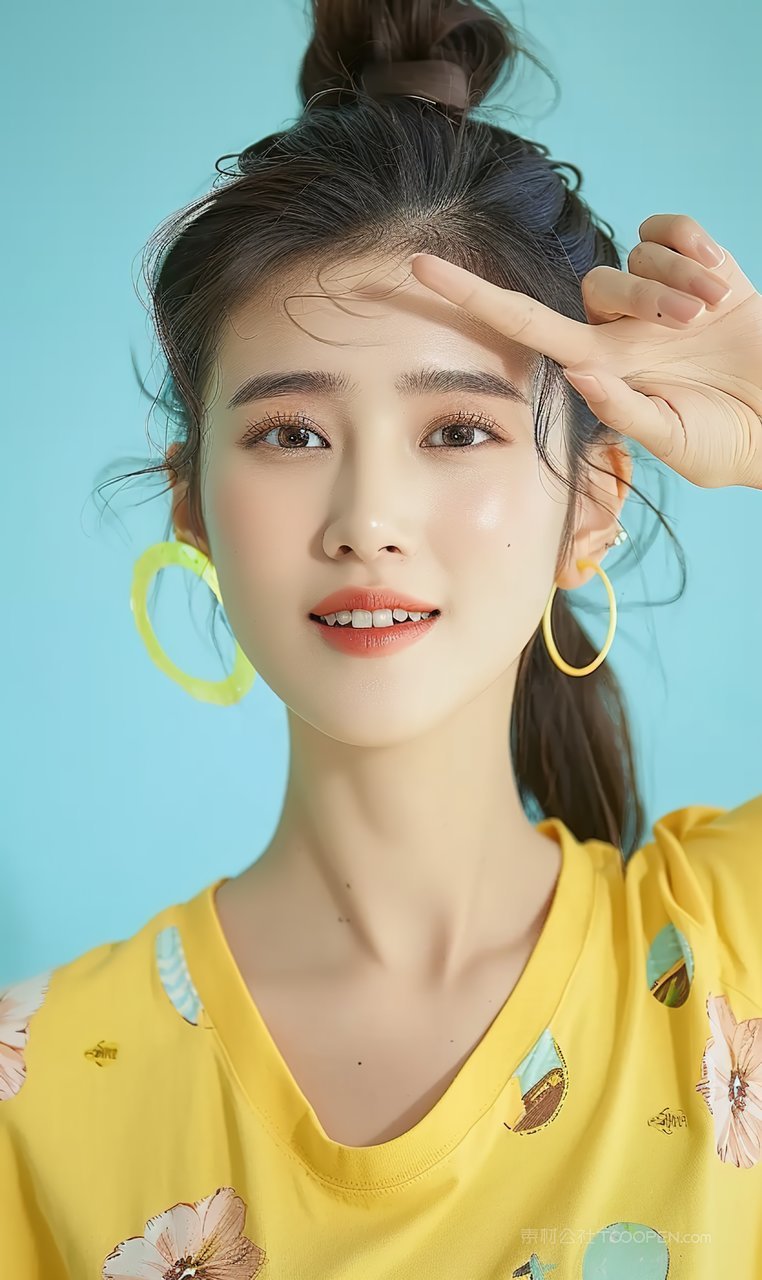 美女迷人美白美容清纯女性少女魅力高清彩妆